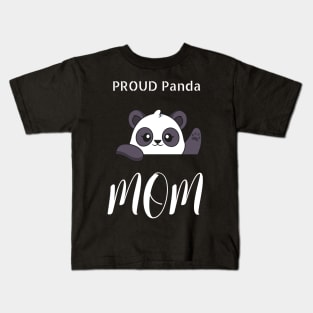 Proud Panda Mom Kids T-Shirt